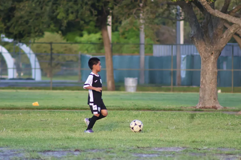 Soccer Star Elite player training on the field