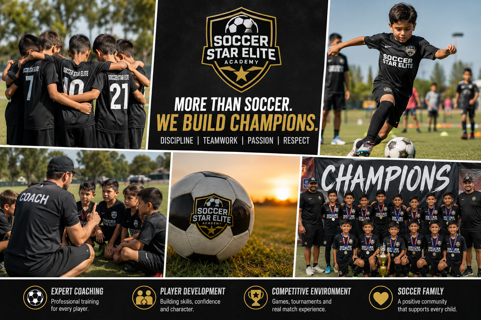 Soccer Star Elite players and coaches